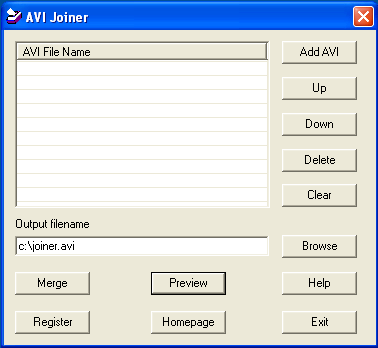 AVI Joiner is an easy-to-use tool for joining several AVI files into bigger one.