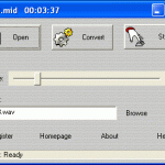 MIDI to WAV Maker – convert MIDI file with CD quality