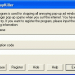 POPUP KILLER – Block popup ads and spams