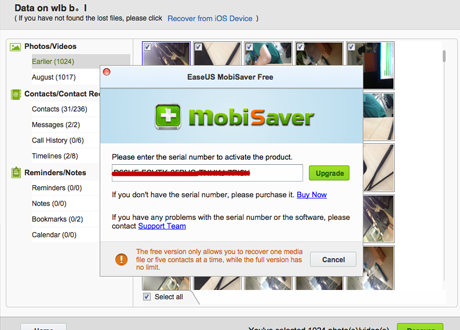 recover data from iOS device
