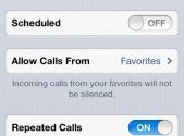 do not disturb ios6