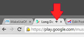 google chrome noisy tab